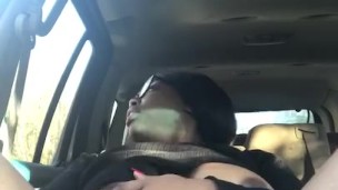 Fey Sinclair CAUGHT in the car